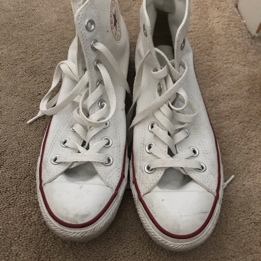 White High Top Converse